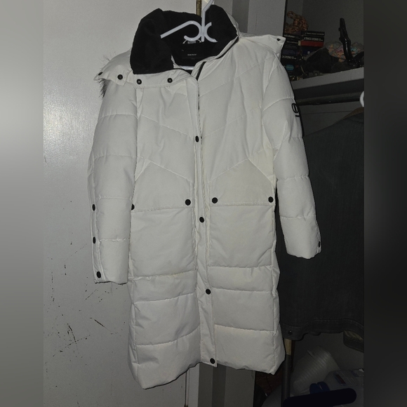 DKNY White Parka - Picture 1 of 3